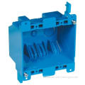 Switch Outlet Box Old Work 2 Gang box Blue 3 shallow electrical box B225R-UPC outlet box extender wall light